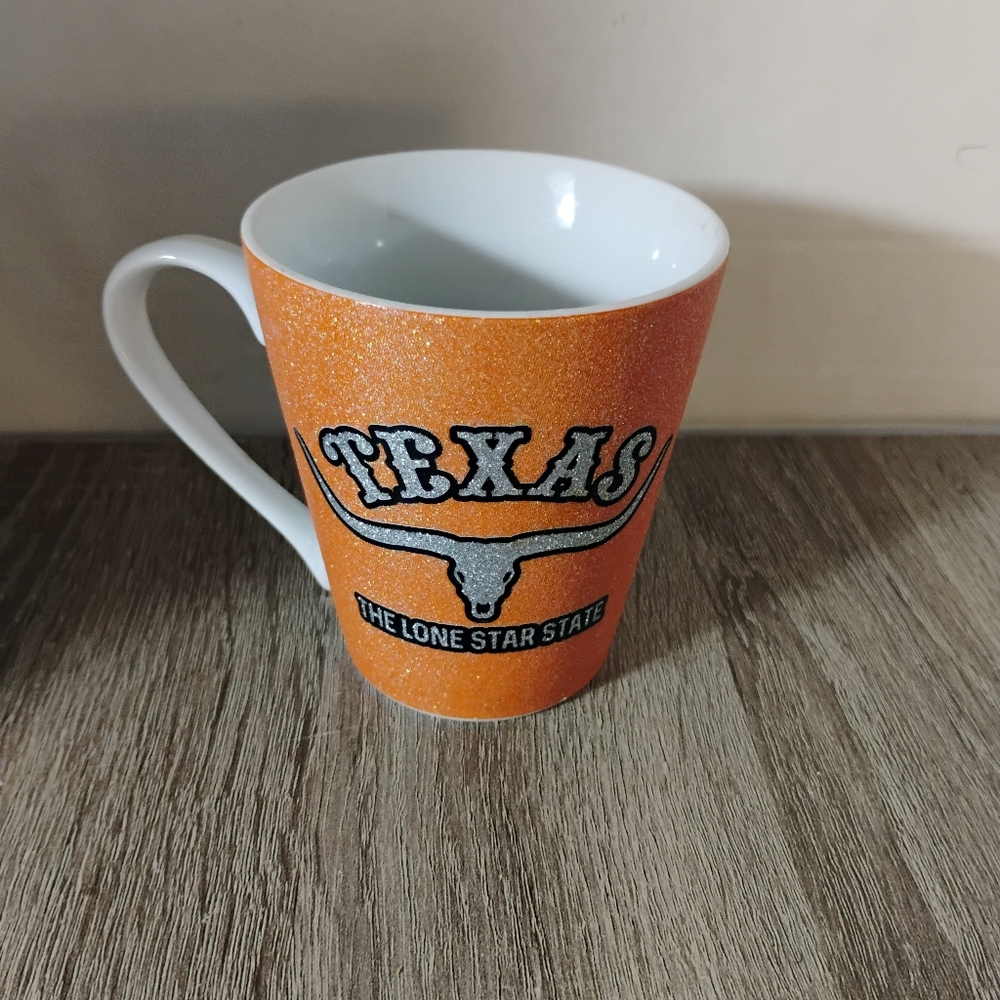 Glitter Texas Ceramic Mug